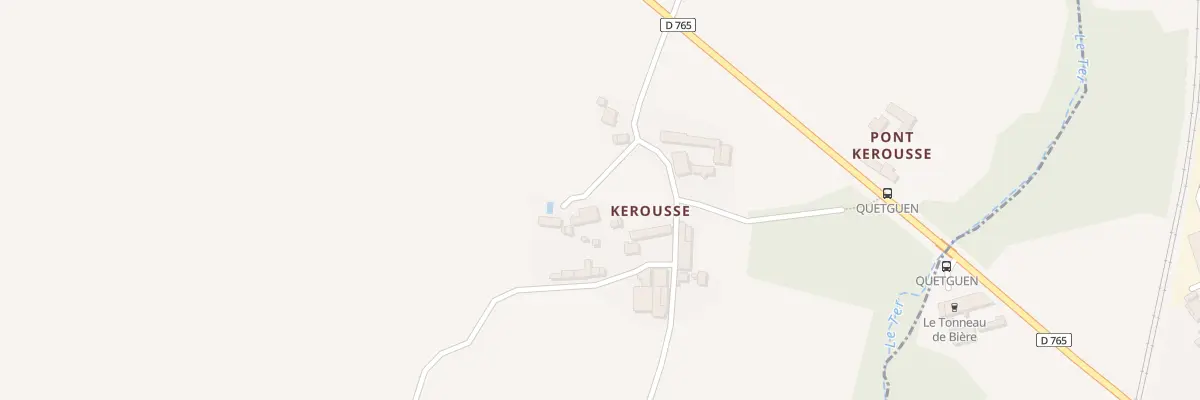 Plan du 5007 Kerousse à Quéven