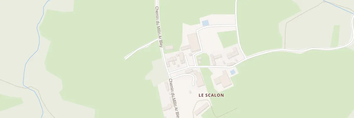 Plan du 3 Le Scalon à Plougonver