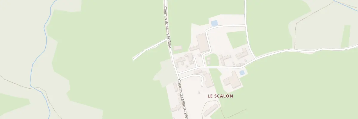 Plan du 5462 Le Scalon à Plougonver