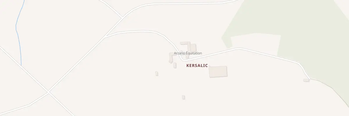 Plan du 153 Kersalic à Arzano