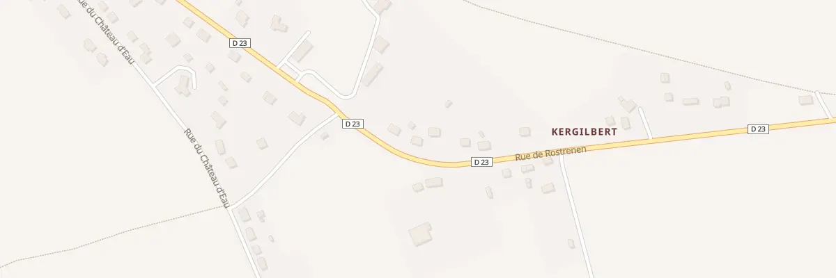 Plan du 9 Kergilbert à Maël-Carhaix