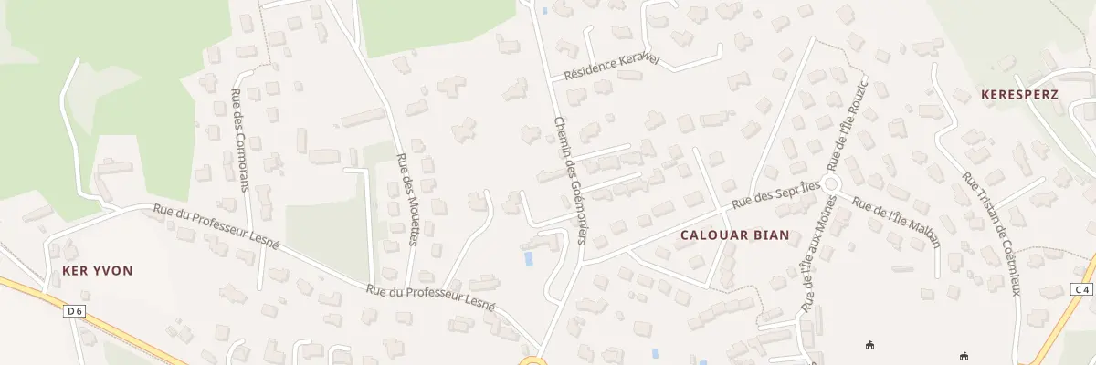 Plan du 7 Che des Goémoniers à Louannec