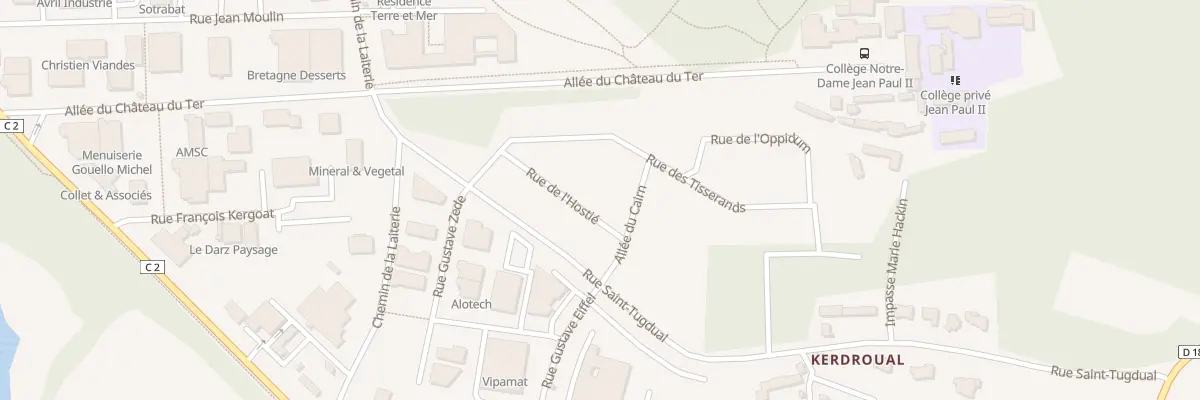 Plan du 11 Rue de l’Hostié à Ploemeur