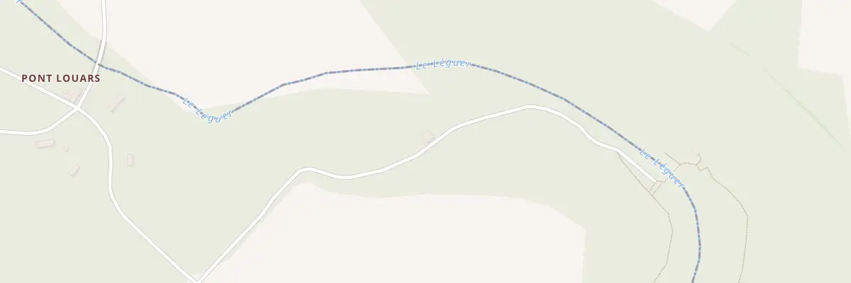 Plan du 5325 Barrage de Pont Louars à Plounévez-Moëdec