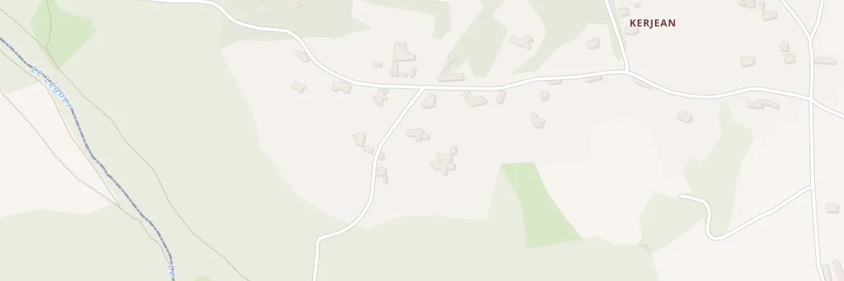 Plan du 21 Kerjean à Tonquédec