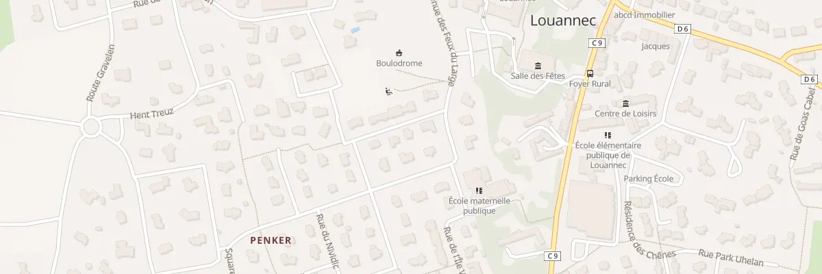 Plan du 3 Rue d’Eckmühl à Louannec