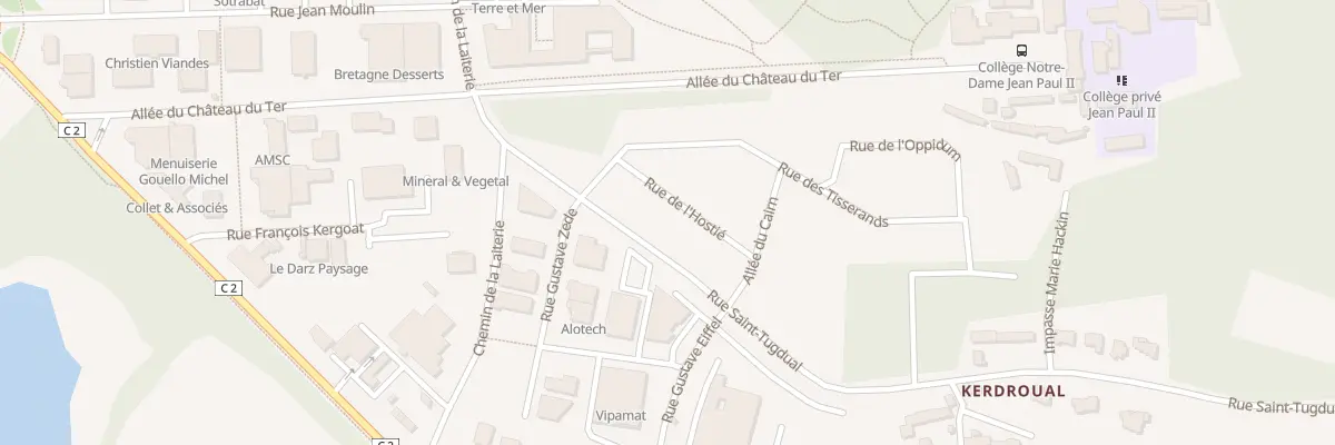 Plan du 8 Rue de l’Hostié à Ploemeur