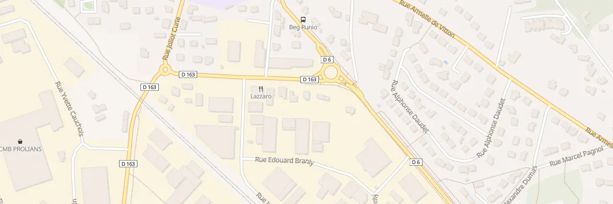 Plan du 6434 Rue Edouard Herriot à Quéven