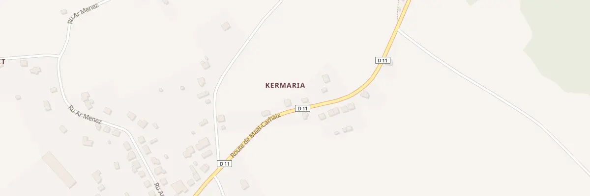 Plan du 37 Kermaria à Maël-Carhaix