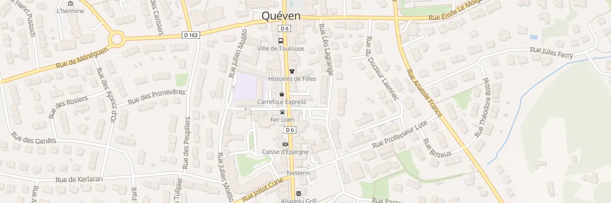 Plan du 39 Rue Jean Jaurès à Quéven