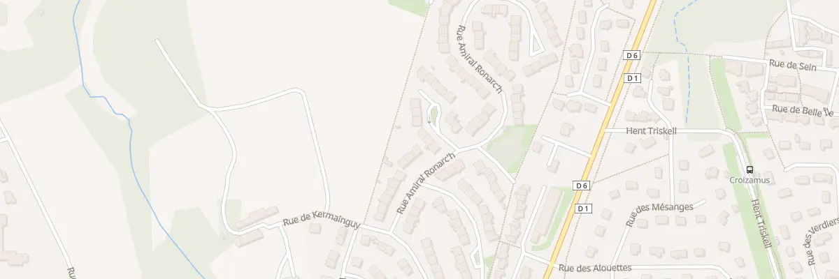 Plan du 5 Rue Roland Garros à Quéven