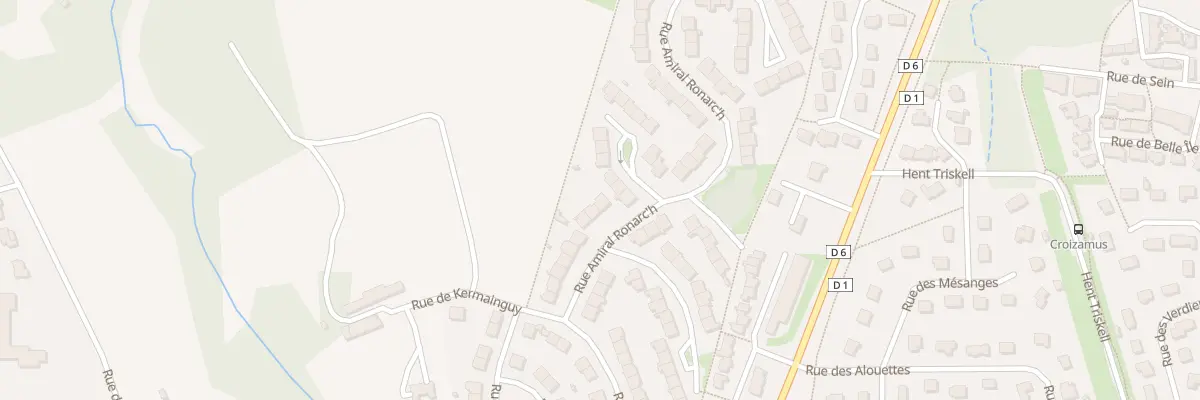 Plan du 17 Rue amiral Ronarc’h à Quéven