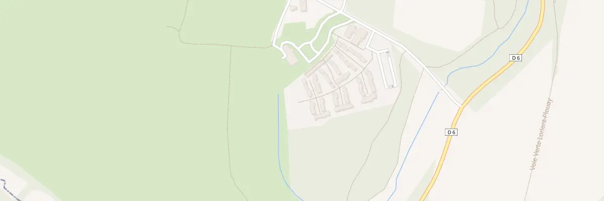 Plan du 9001 Val Queven Les Fontaines à Quéven