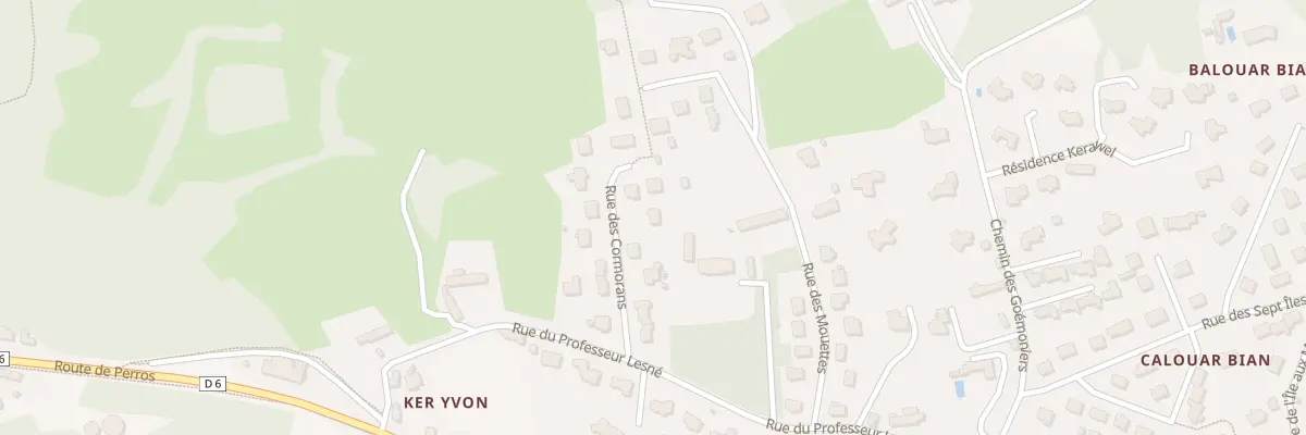Plan du 10 Rue des Cormorans à Louannec