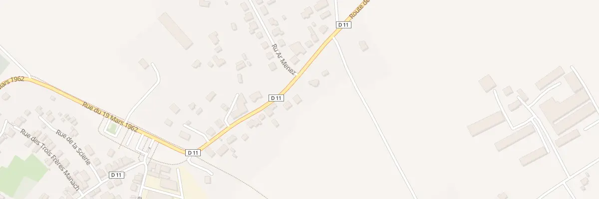 Plan du 16 Rue des Ardoisières à Maël-Carhaix