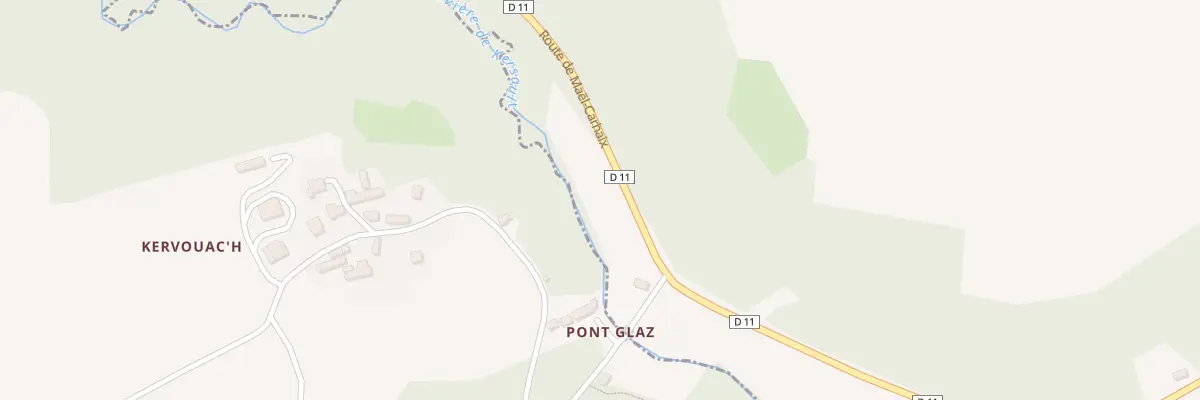 Plan du 1 Pont Glaz à Locarn