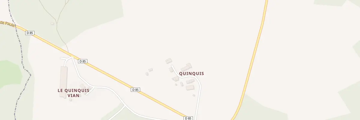 Plan du 4 Quinquis à Glomel