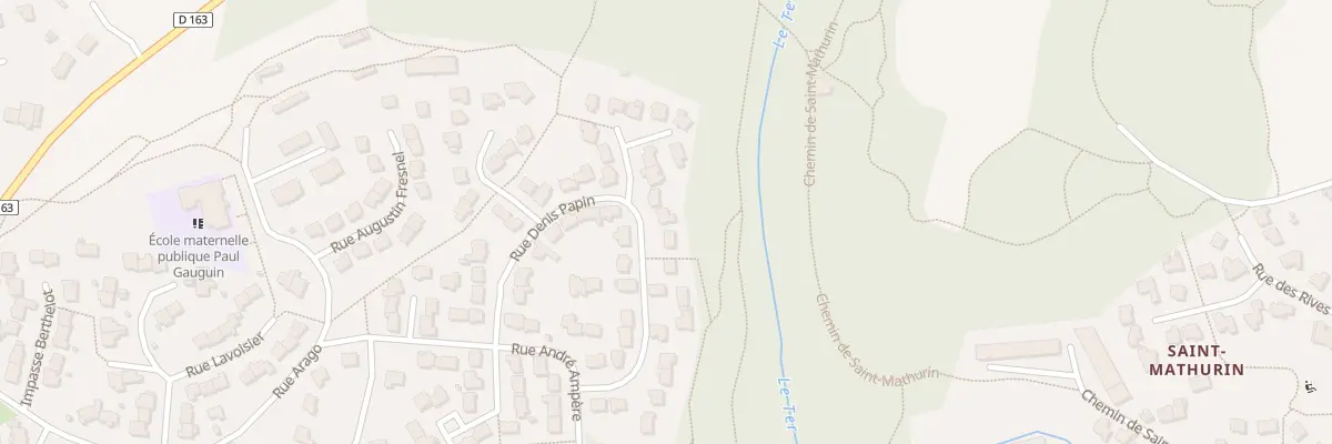 Plan du 25 Rue Denis Papin à Ploemeur