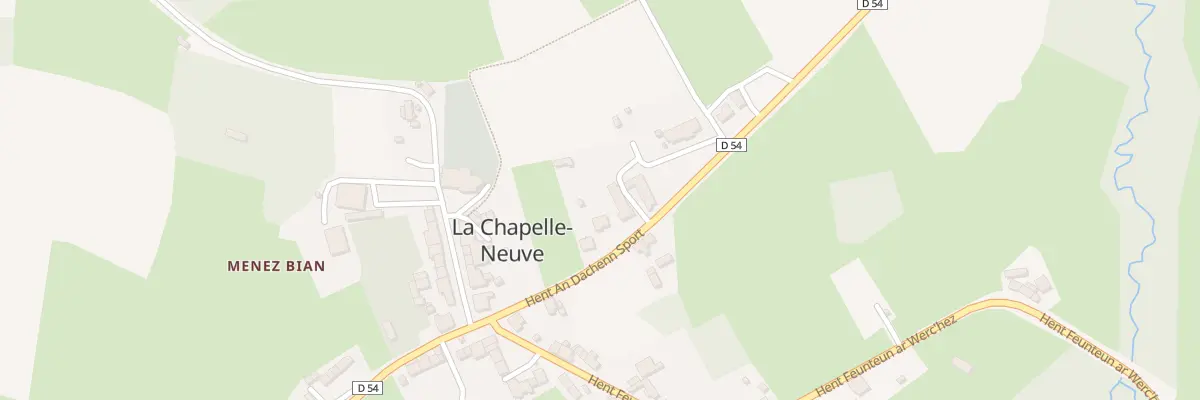 Plan du 3 Hent An Dachenn Sport à La Chapelle-Neuve