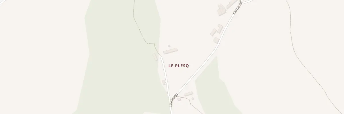 Plan du 5 Le Plesq à Plounévez-Moëdec
