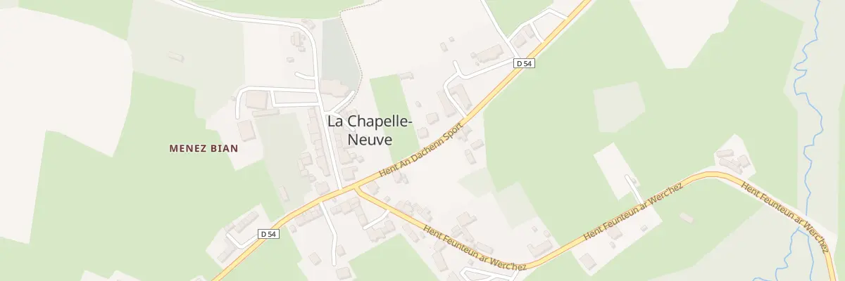 Plan du 1 Hent An Dachenn Sport à La Chapelle-Neuve