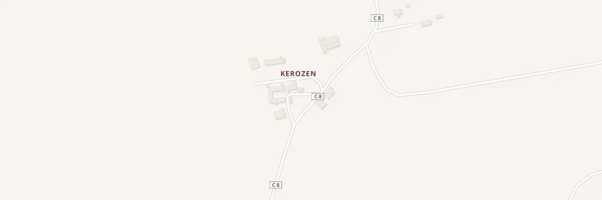 Plan du 5042 Kerozen à Meslan