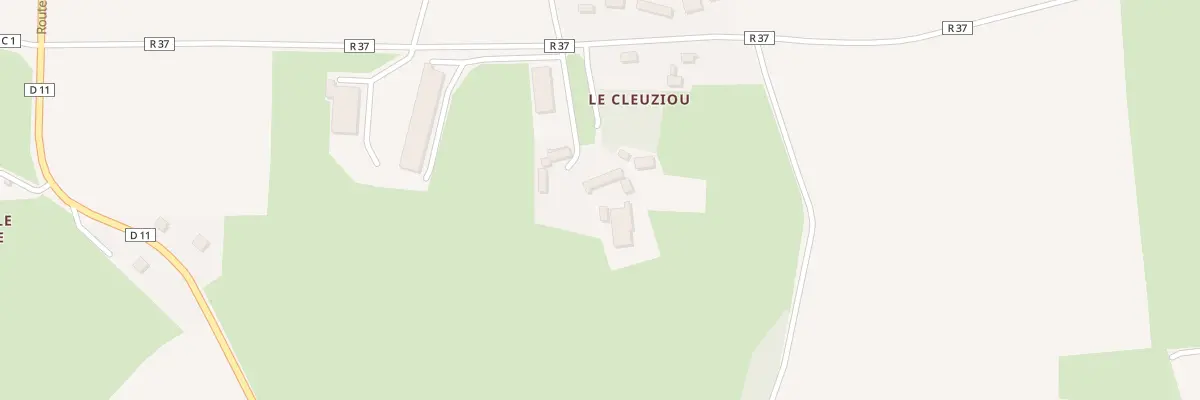 Plan du 2 Le Cleuziou à Locarn