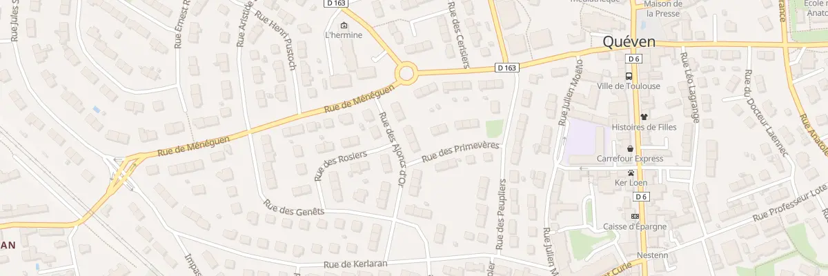 Plan du 7 Rue des Ajoncs d’Or à Quéven