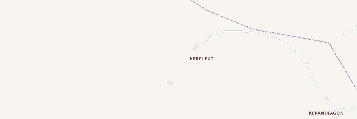 Plan du 5195F Kergleut à Arzano
