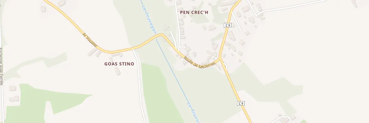 Plan du 4 Rte de Mézernec à Louannec