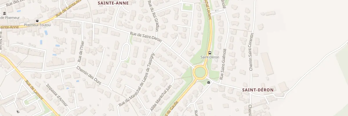 Plan du 29 Rue Saint-Déron à Ploemeur