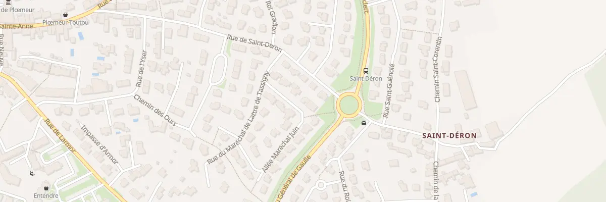 Plan du 6 All Maréchal Juin à Ploemeur