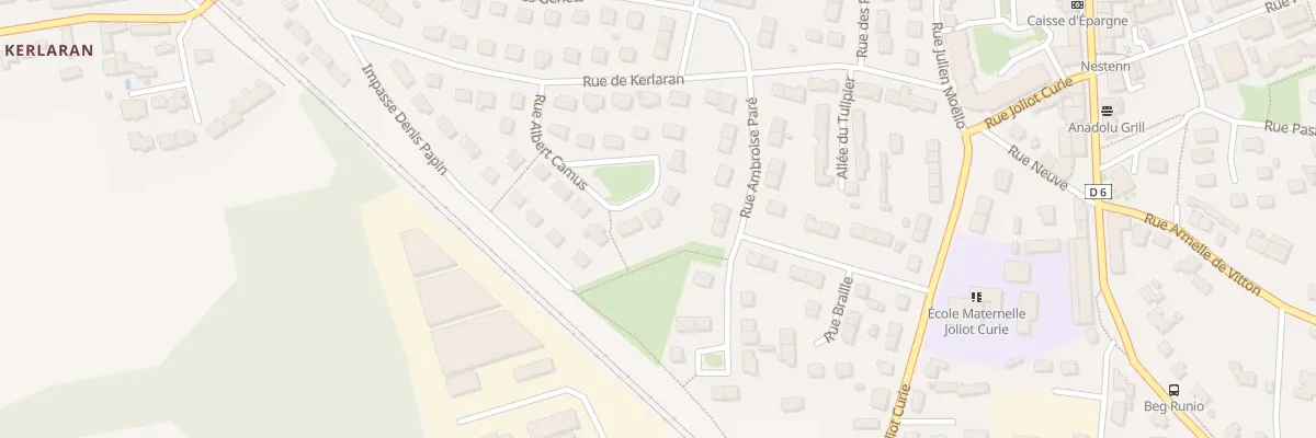 Plan du 18 Rue Albert Camus à Quéven
