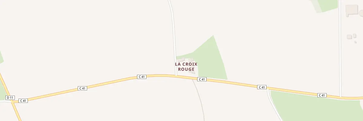 Plan du 1 La Croix Rouge à Locarn