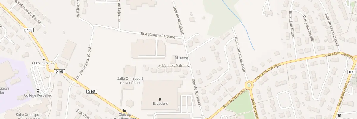 Plan du 7 Rue de Kerlebert à Quéven
