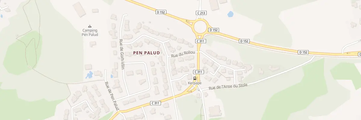 Plan du 2 Rue du Roliou à Ploemeur