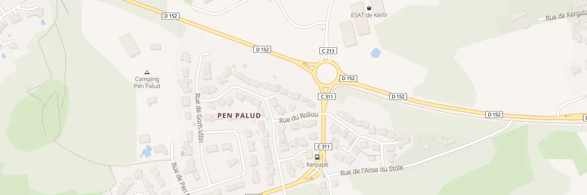 Plan du 7 Rue du Roliou à Ploemeur