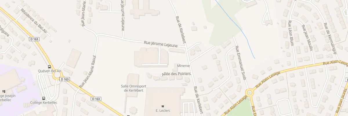 Plan du 13B Rue de Kerlebert à Quéven