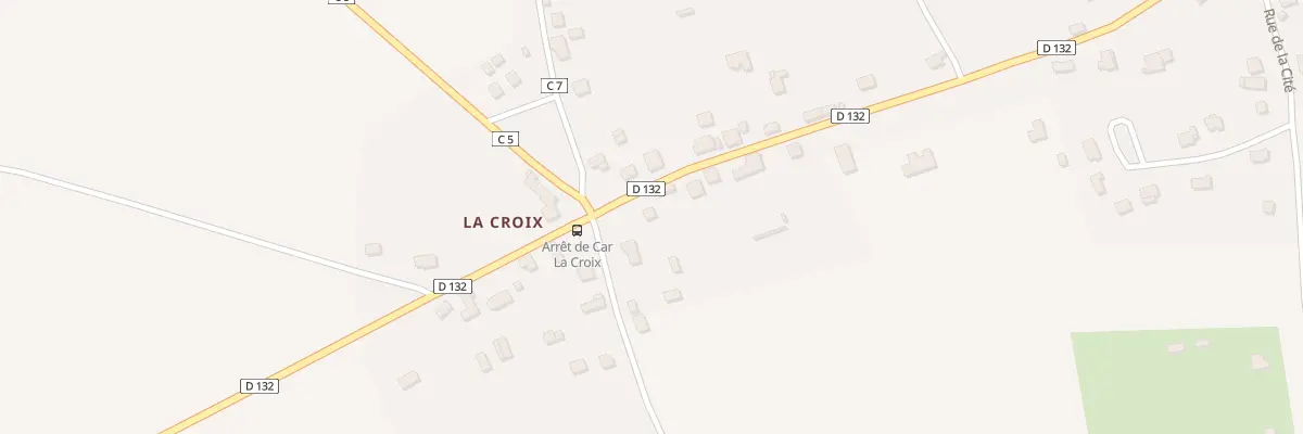 Plan du 5637 La Croix à Priziac
