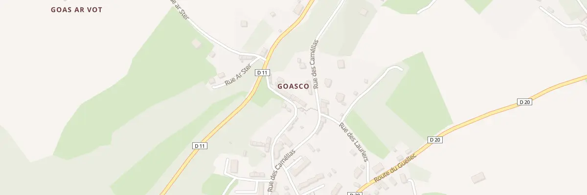 Plan du 8 Rue Goasco à Locarn