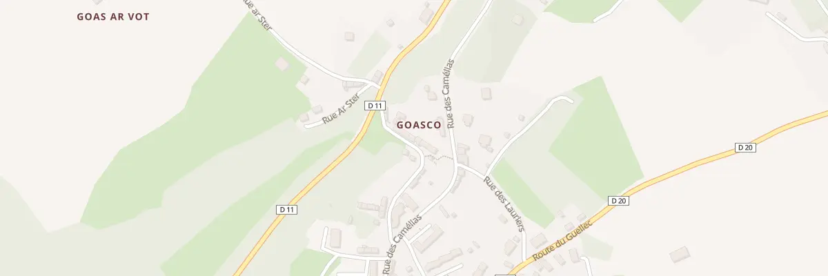 Plan du 10 Rue Goasco à Locarn