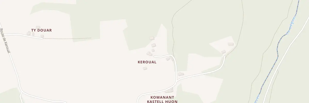 Plan du 5720 Keroual à Ploubezre