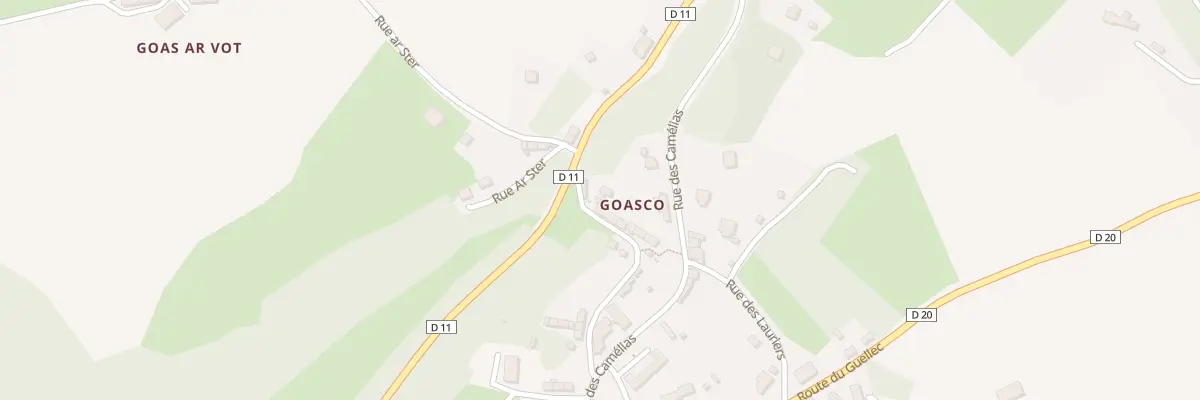 Plan du 14 Rue Goasco à Locarn
