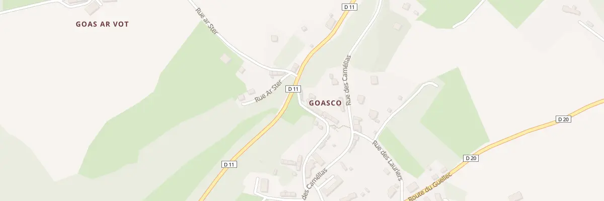 Plan du 16 Rue Goasco à Locarn