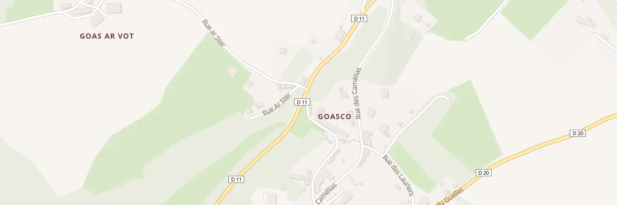 Plan du 5168 Rue Goasco à Locarn