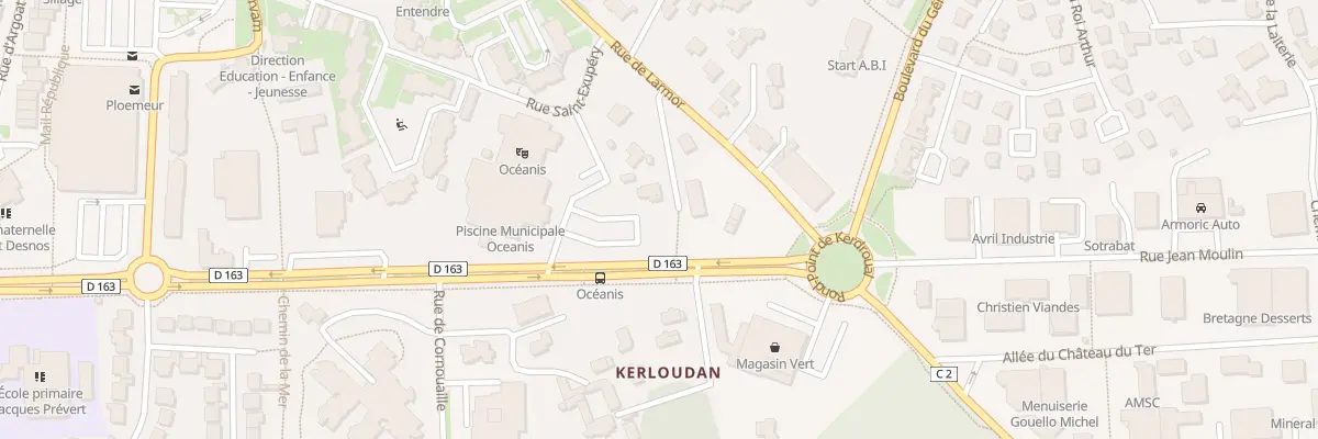 Plan du 4 All de Kerloudan à Ploemeur