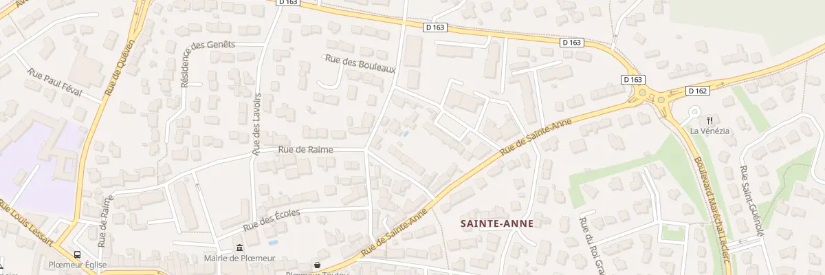 Plan du 36 Rue de Raime à Ploemeur