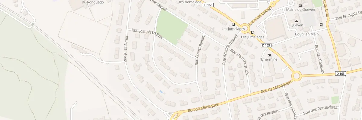 Plan du 5 Rue Joseph Le Brix à Quéven