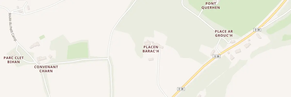 Plan du 5323 Placen Barach à Louannec