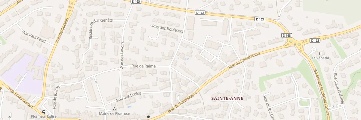 Plan du 32B Rue de Raime à Ploemeur